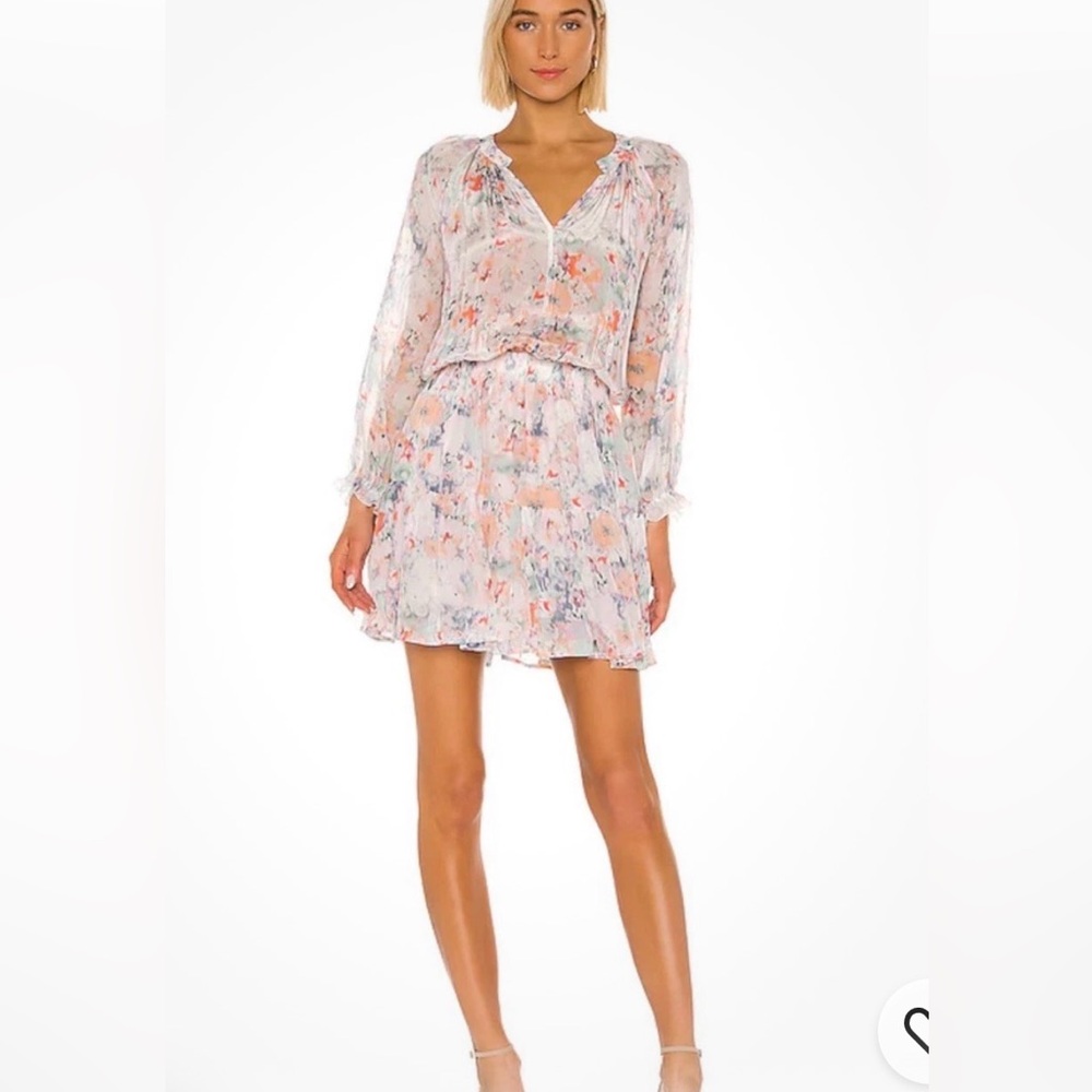 VELVET BY GRAHAM & SPENCER   Leah Dress in Watercolor sz m